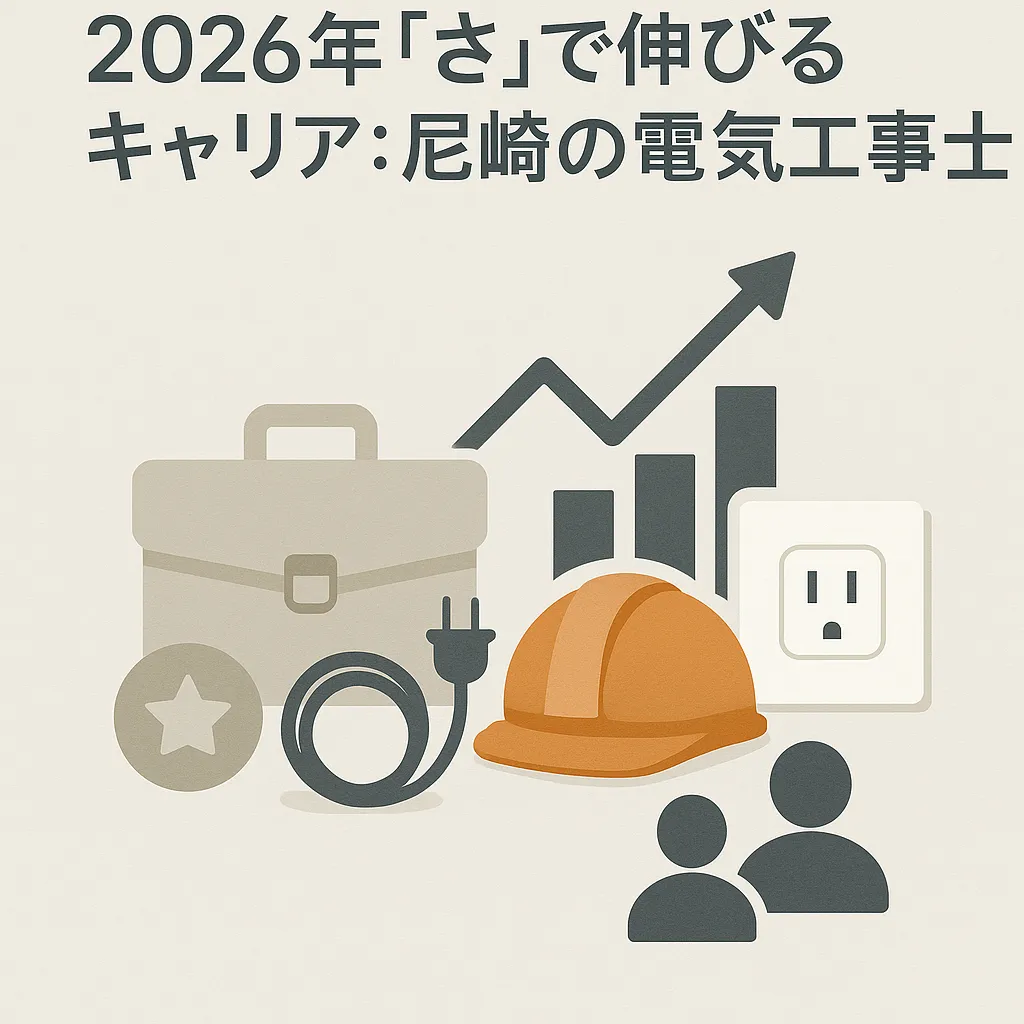 2026年「さ」で伸びるキャリア：尼崎の電気工事士求人