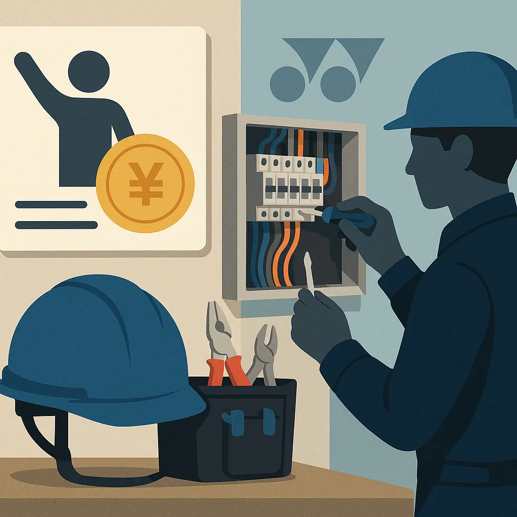 ヨネックスと施設づくり：電気工事士の求人 2026年｜有限会社川根計装