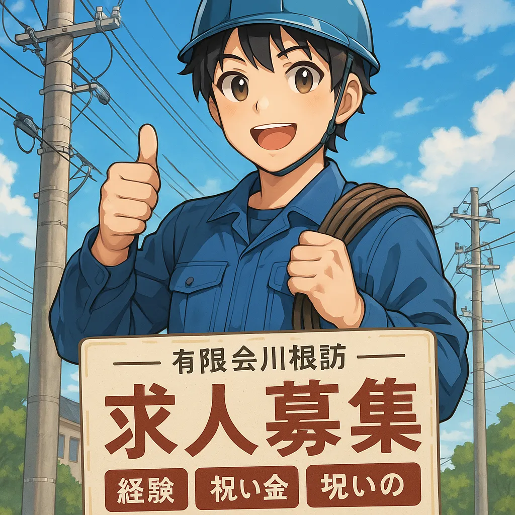 2026年3月有限会社川根計装の電気工事士求人募集