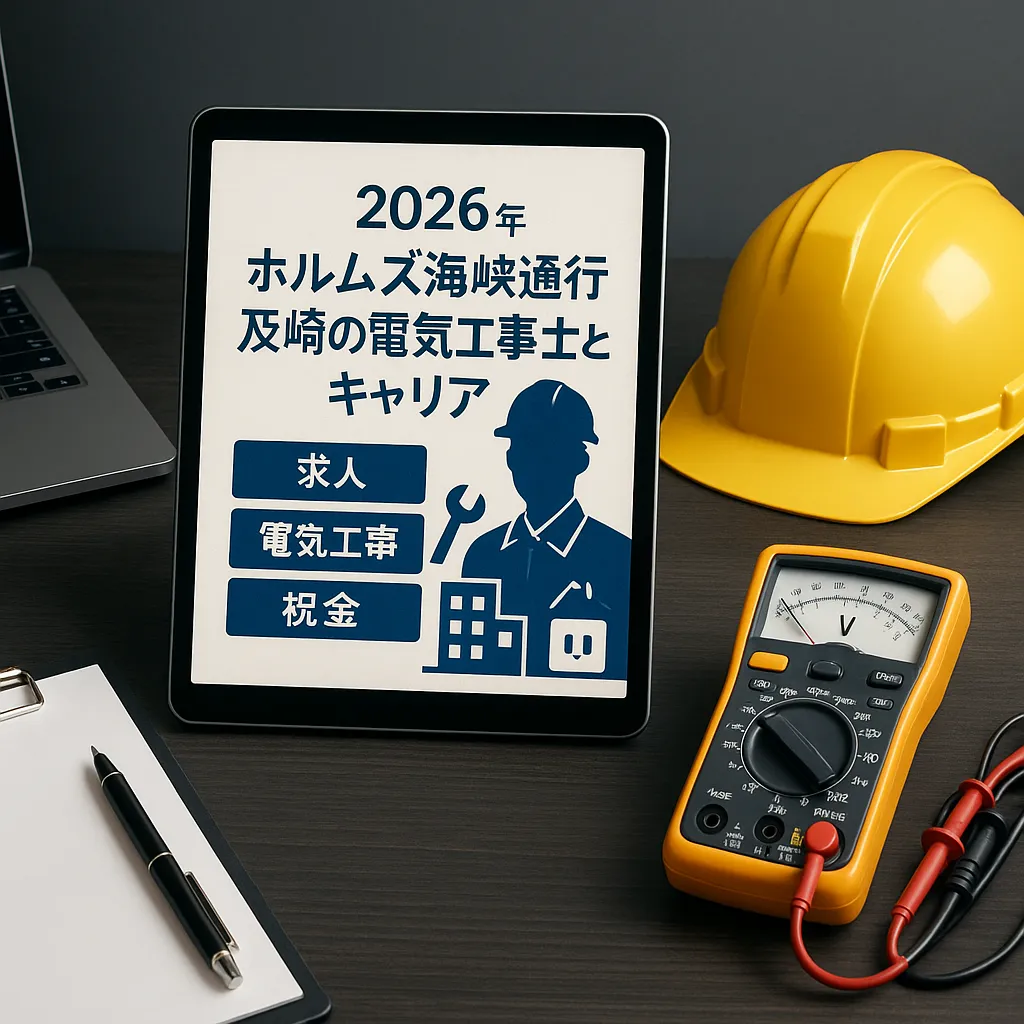 2026年ホルムズ海峡通行料と尼崎の電気工事士キャリア