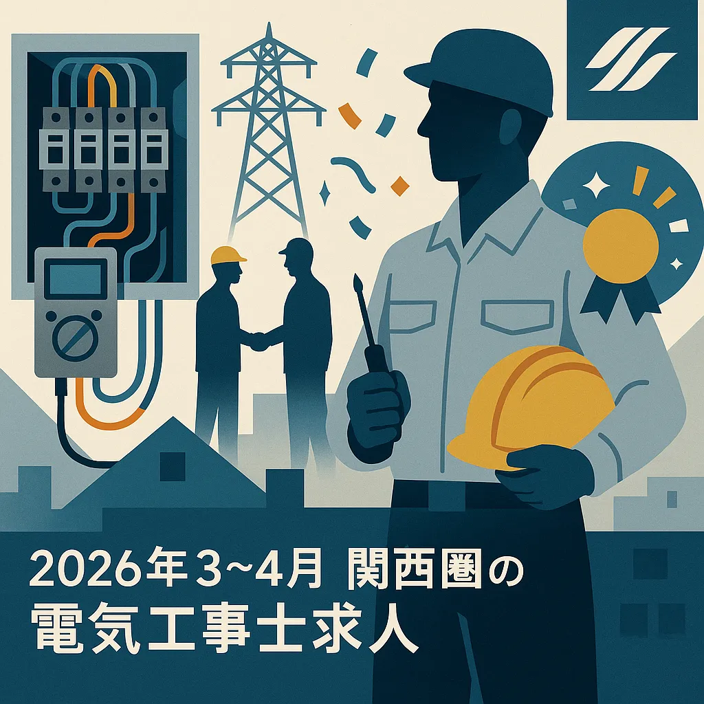 2026年3〜4月 関西圏の電気工事士求人 有限会社川根計装