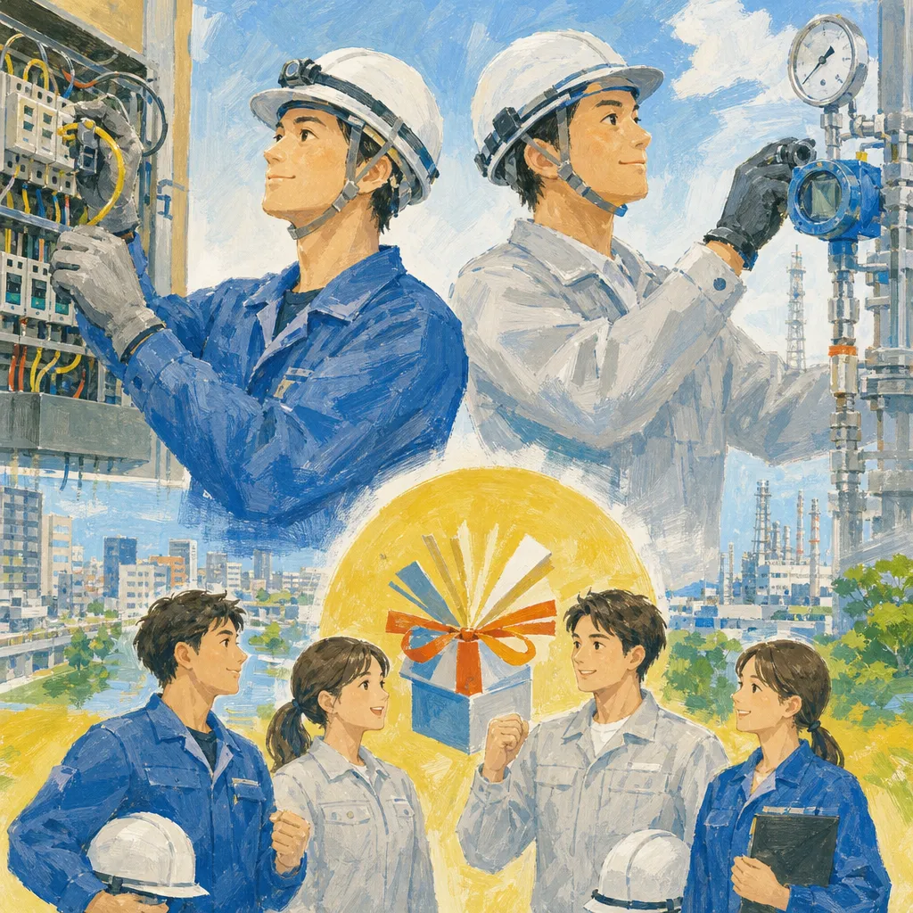 尼崎で現場から育つ電気工事士と計装工事の求人募集