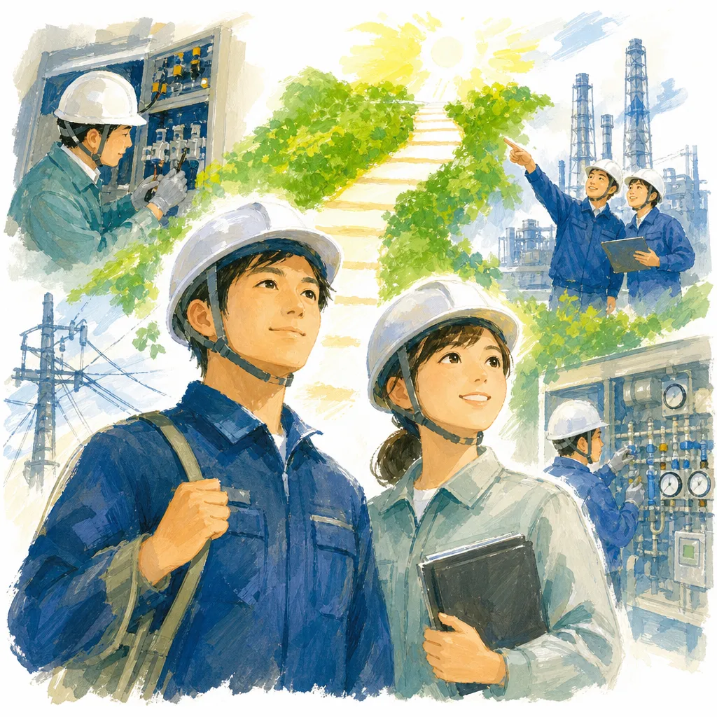 未経験者の一歩を支える電気工事士と計装工事求人