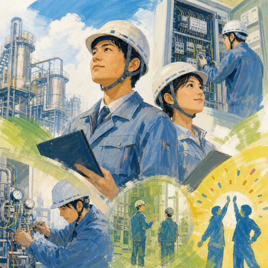 未経験も経験者も挑める計装工事の電気工事士募集